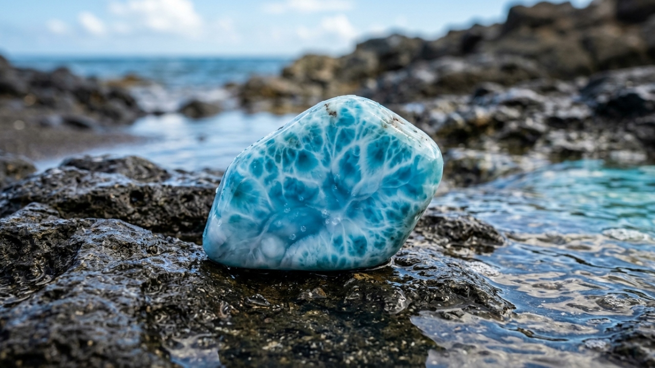 Esqueça as pedras azuis comuns, pois esta gema encontrada apenas na República Dominicana brilha como o mar caribenho, sendo uma raridade de origem vulcânica