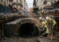 A descoberta arqueológica acidental na França que revelou uma rede de túneis gigantescos usados para proteger pessoas na Segunda Guerra