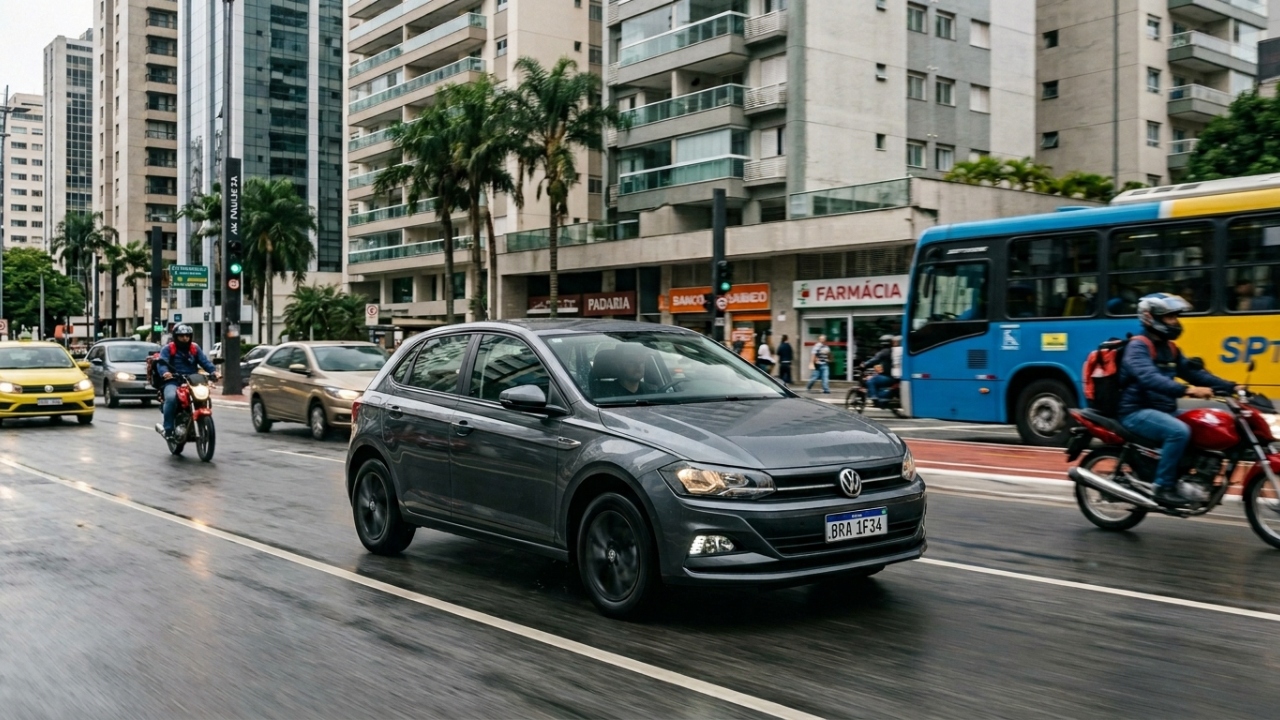 Custa menos de R$ 60 mil, faz 16 km/l na cidade e usa motor turbo de carro europeu e este compacto da Volkswagen está deixando o mercado em polvorosa