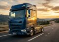 Com a maior cabine da Europa o DAF XG+ oferece cama elétrica e utiliza para-brisa curvo que elimina pontos cegos para aumentar a segurança do motorista