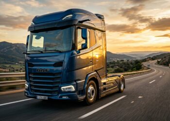 Com a maior cabine da Europa o DAF XG+ oferece cama elétrica e utiliza para-brisa curvo que elimina pontos cegos para aumentar a segurança do motorista