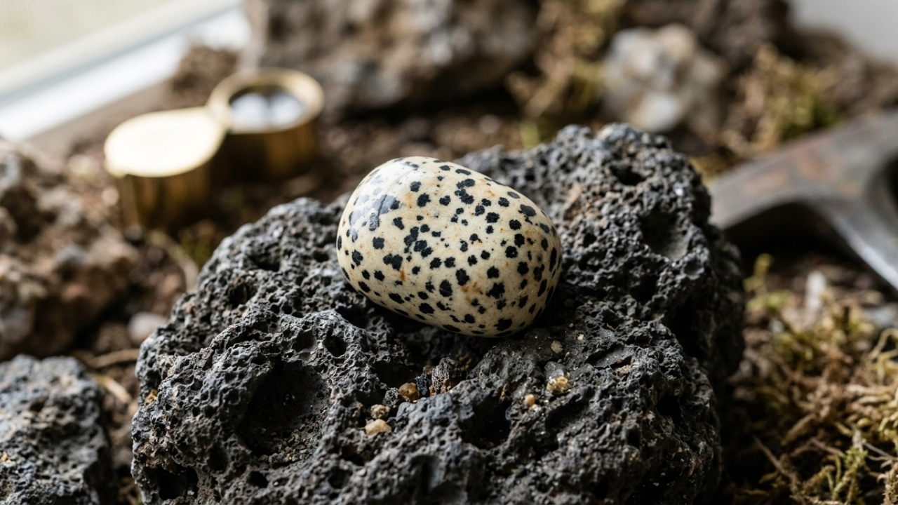 Esqueça o jaspe comum, pois esta rocha manchada com padrões que imitam um cão dálmata é a pedra mais lúdica e curiosa da geologia