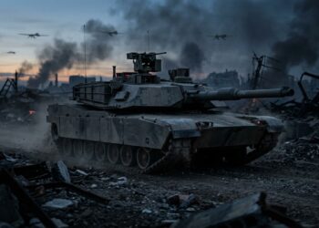 A General Dynamics criou um tanque de 60 toneladas que anda em silêncio absoluto e usa inteligência artificial para decidir os alvos sozinho