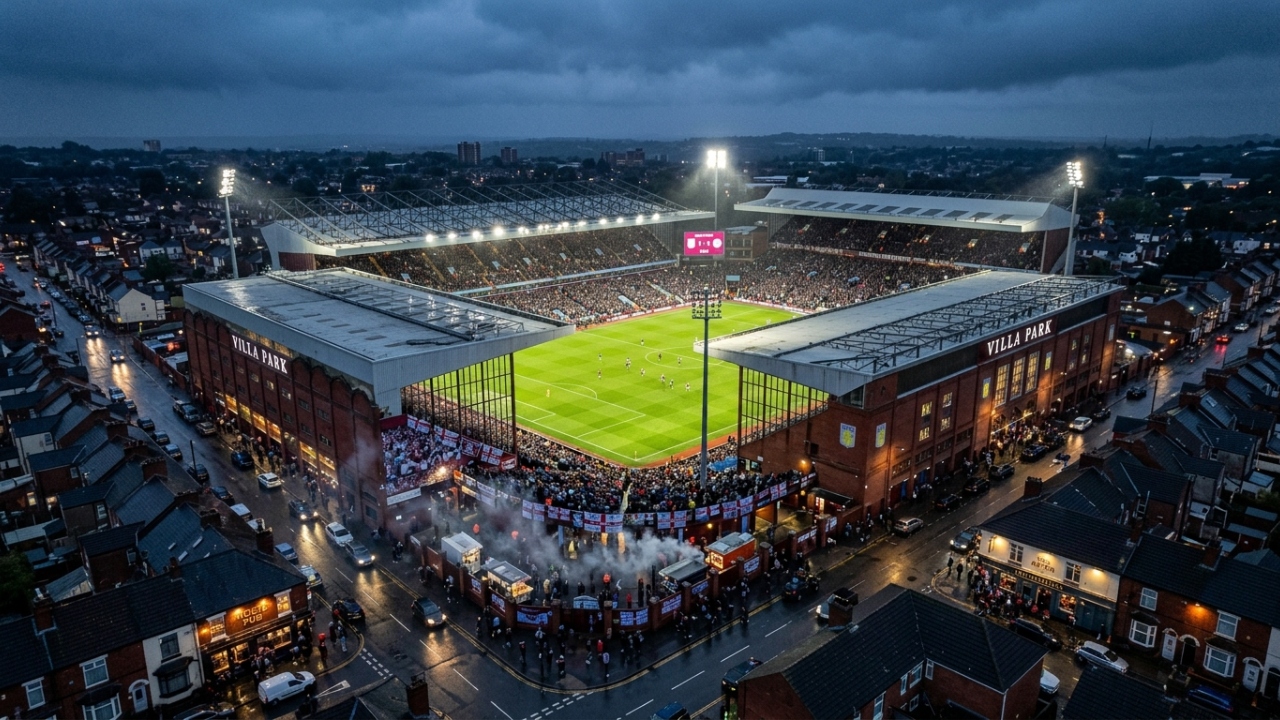 Com 42.640 assentos e inauguração em 1897, o estádio Villa Park virou um dos palcos mais tradicionais e respeitados do futebol inglês