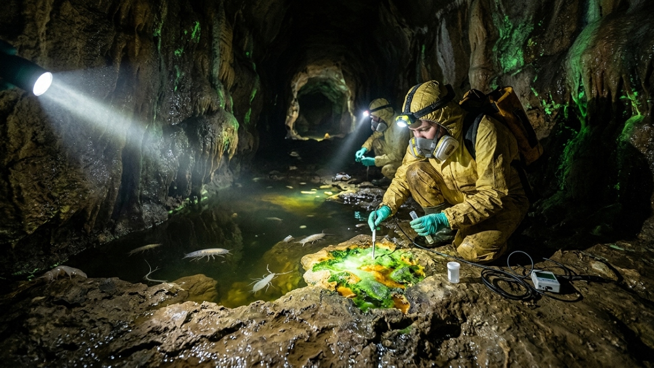 Cientistas descobrem ecossistema vibrante dentro de caverna selada há 5 milhões de anos com espécies que não existem no resto do mundo