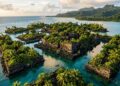 Cidade flutuante construída com 750 mil toneladas de colunas de basalto sobre recifes revela engenharia de civilização que movia blocos de cinco toneladas pelo oceano