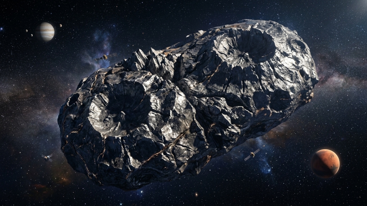 Asteroide Psyche revela como o núcleo da Terra se formou no passado
