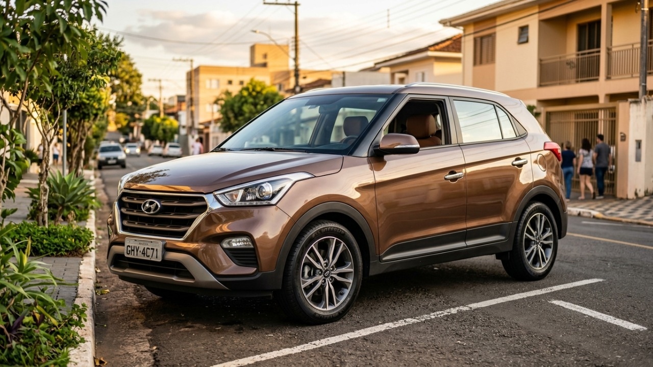Equipado com motor 2.0 de 166 cavalos, o Creta Prestige da primeira geração dominou o mercado de SUVs compactos com luxo e torque