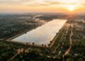 Reservatório com capacidade para 50 milhões de metros cúbicos de água prova que a civilização Khmer dominava a hidráulica para manter um milhão de habitantes no Camboja
