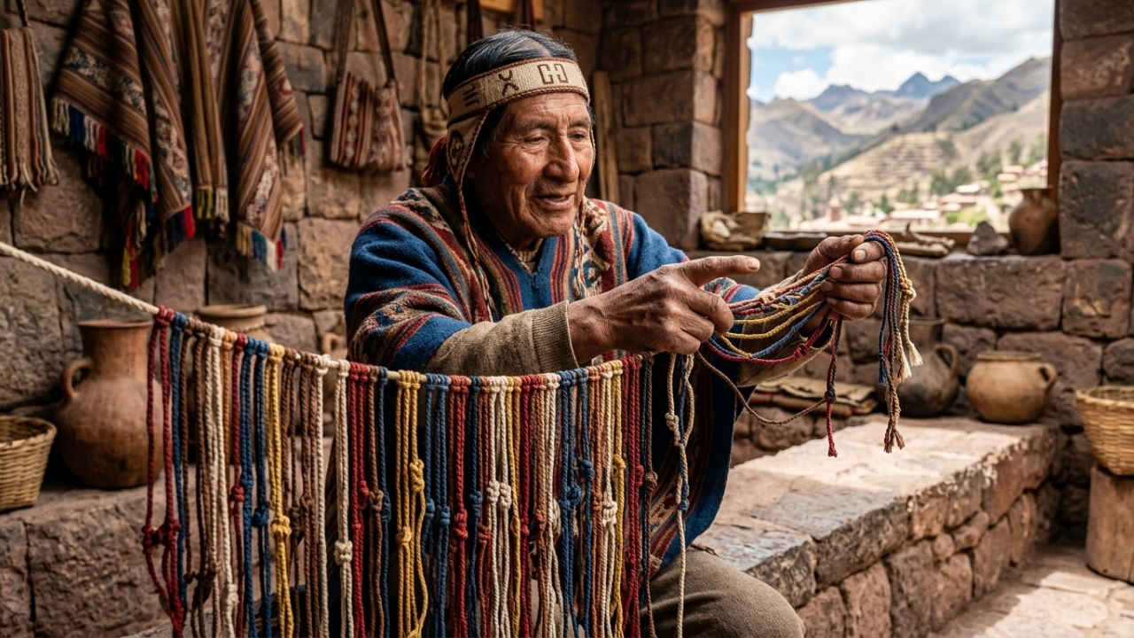 Estudo revela que os Incas utilizavam sistema de comunicação por cordas muito mais complexo e preciso que o imaginado pela história