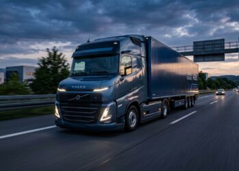 Com câmeras no lugar de retrovisores o novo Volvo FH Aero reduz o consumo de diesel em 5% e ganha sistema de inteligência artificial para ler o mapa da estrada