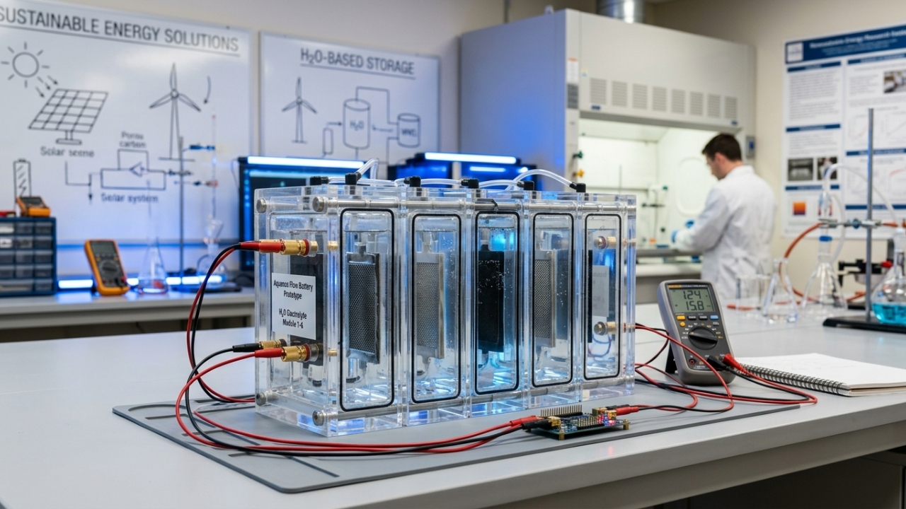 A Universidade RMIT criou uma bateria feita de água que não pega fogo e pode substituir o lítio em celulares e carros elétricos