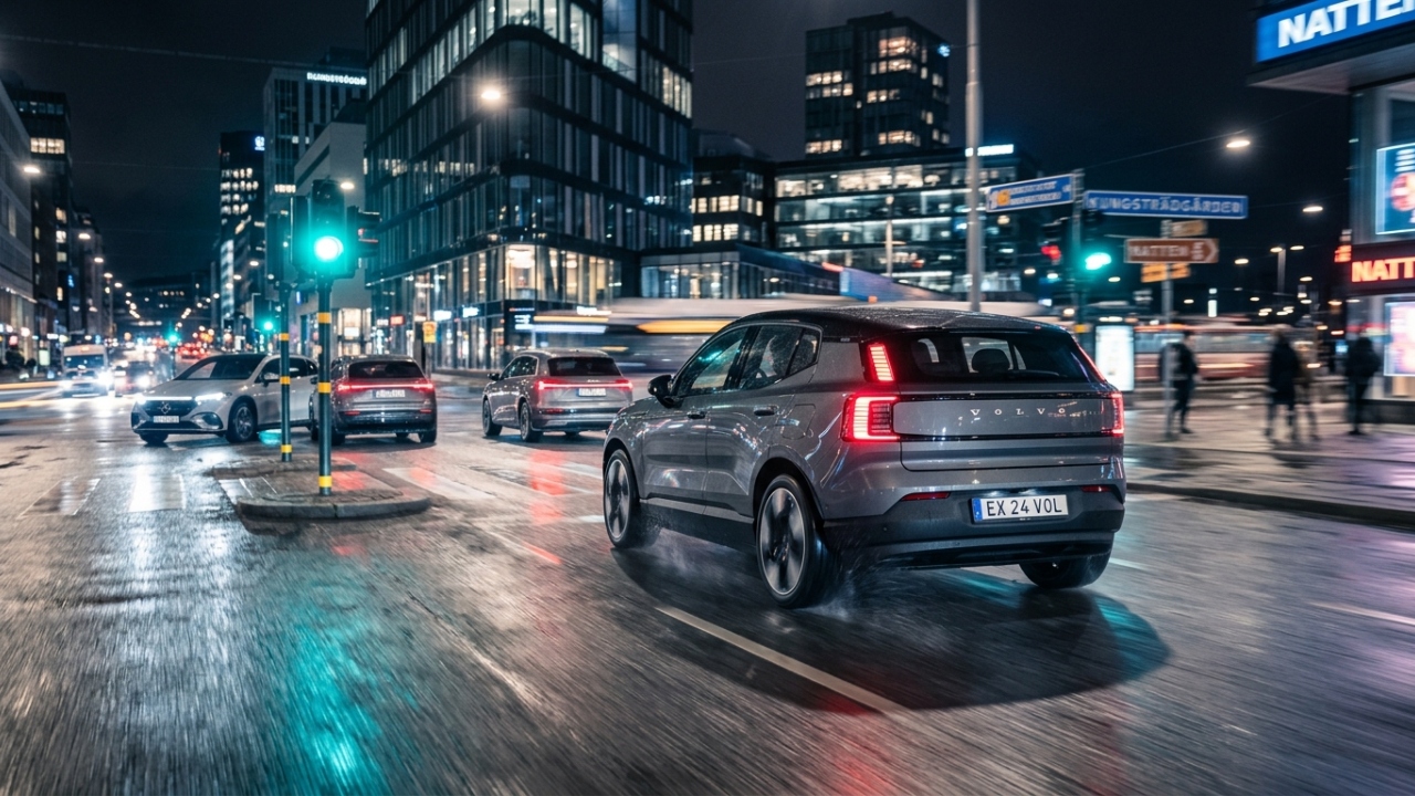 Elétrico compacto da Volvo acelera como esportivo e mostra que carro pequeno também pode intimidar modelos de luxo