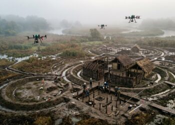 Uma civilização inteira com mais de 100 cidades ficou enterrada num pântano sérvio por 4.000 anos e só drones conseguiram encontrá-la agora