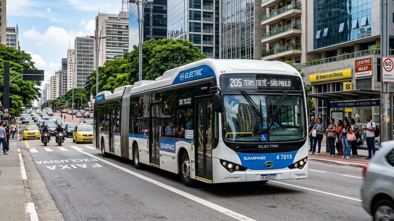 O novo ônibus elétrico da BYD que roda mais de mil quilômetros com apenas uma carga