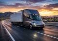 O caminhão elétrico Tesla Semi de classe 8 acelera de 0 a 96 km/h em 20 segundos carregando 36 toneladas e promete economia colossal em combustível