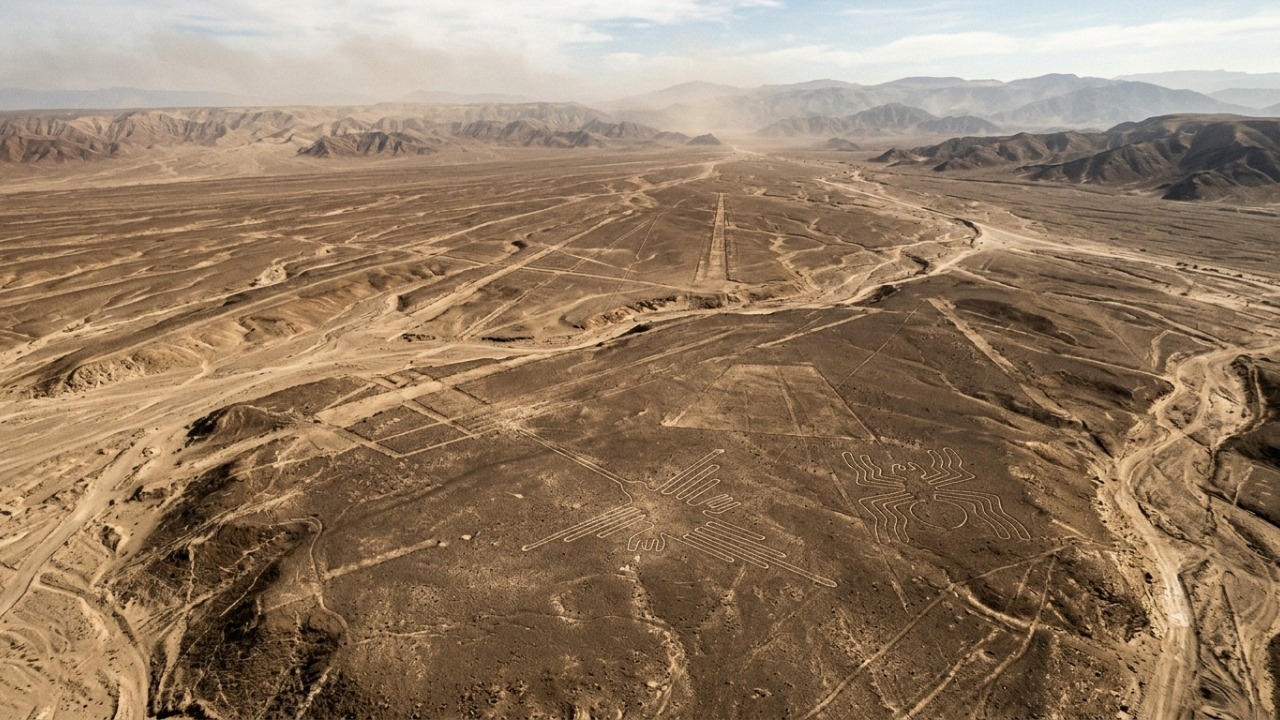 Espalhados por 450 km², estes geoglifos de 2.000 anos desenhados no deserto peruano revelam um mistério astronômico