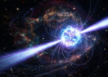 Estrelas mortas giram como faróis cósmicos a cada milissegundo, emitindo radiação que atravessa o espaço com precisão atômica