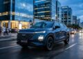 SUV futurista com cara de carro-conceito que chega para desafiar as marcas consagradas com um arsenal tecnológico de luxo