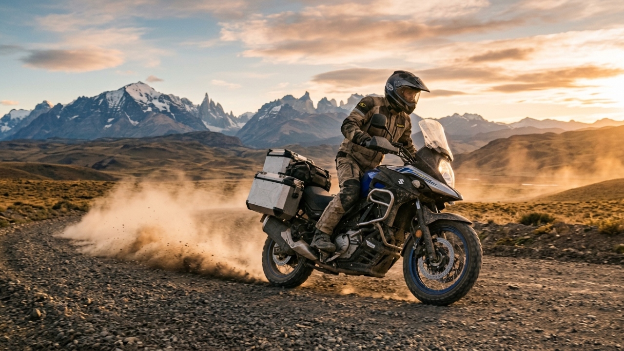 Com motor V-Twin de 645cc e 71 cavalos, a V-Strom 650 XT é referência em versatilidade na engenharia das motos de aventura
