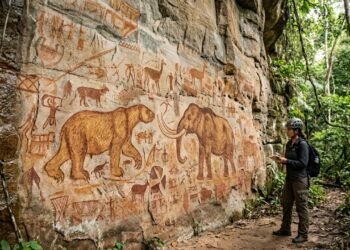 Pinturas rupestres de 12 mil anos encontradas na Amazônia retratam animais gigantes da Era do Gelo e revelam a conexão espiritual dos primeiros humanos