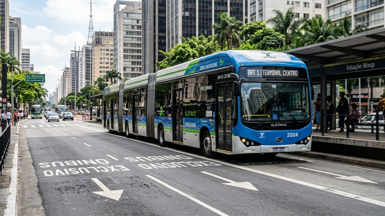 A tecnologia silenciosa que dispensa diesel e promete acabar com a fumaça preta nas grandes metrópoles do país
