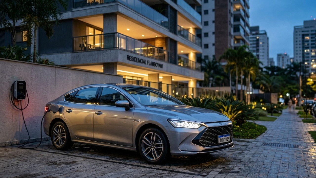 Sedã híbrido chinês que promete autonomia de carro grande e consumo de compacto para incomodar japoneses