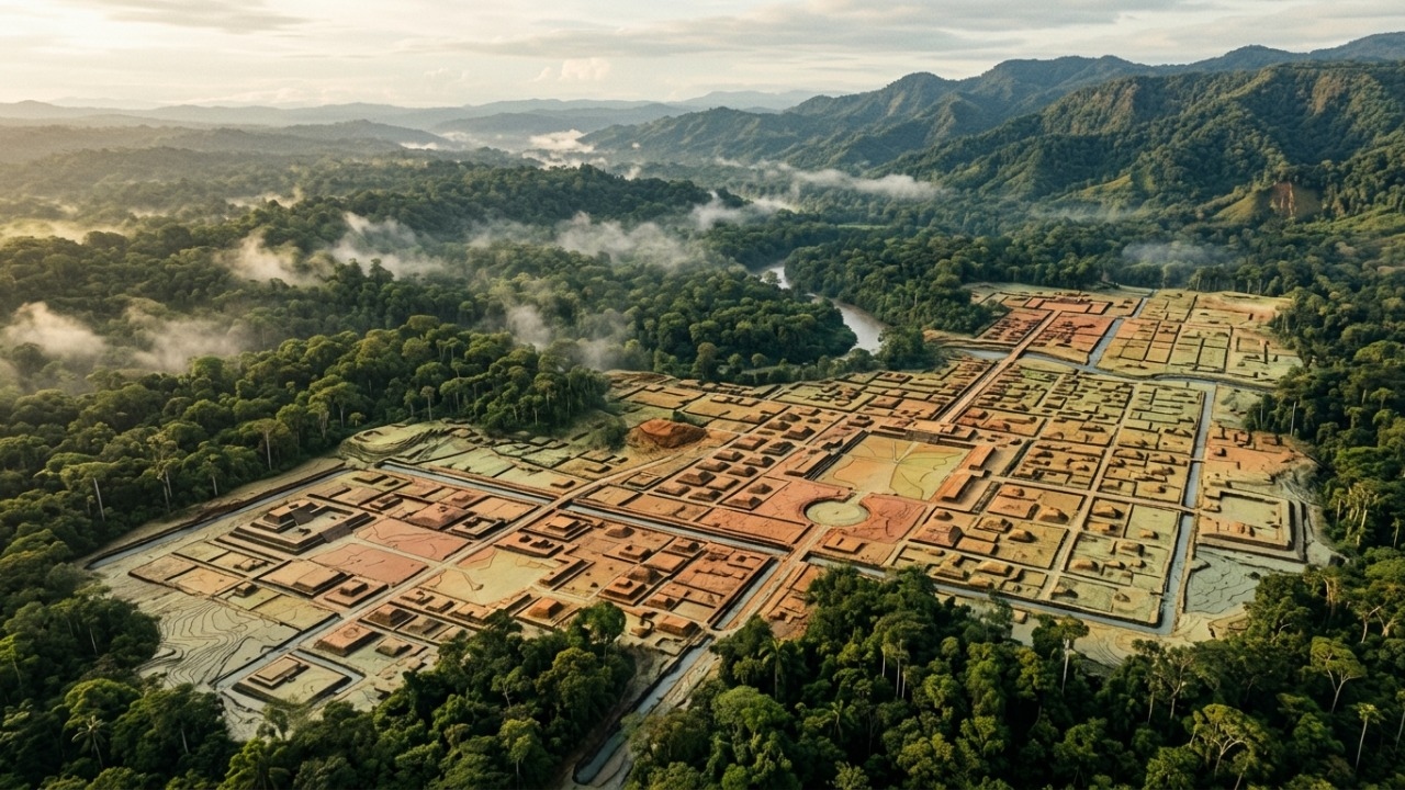 Cientistas encontraram cidades de 2.500 anos sob a Amazônia usando laser e revelaram estradas, plataformas e agricultura