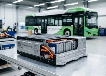 Nova bateria da BYD permite que ônibus elétricos rodem mais de 300 quilômetros com uma única carga e revoluciona o transporte nas grandes metrópoles