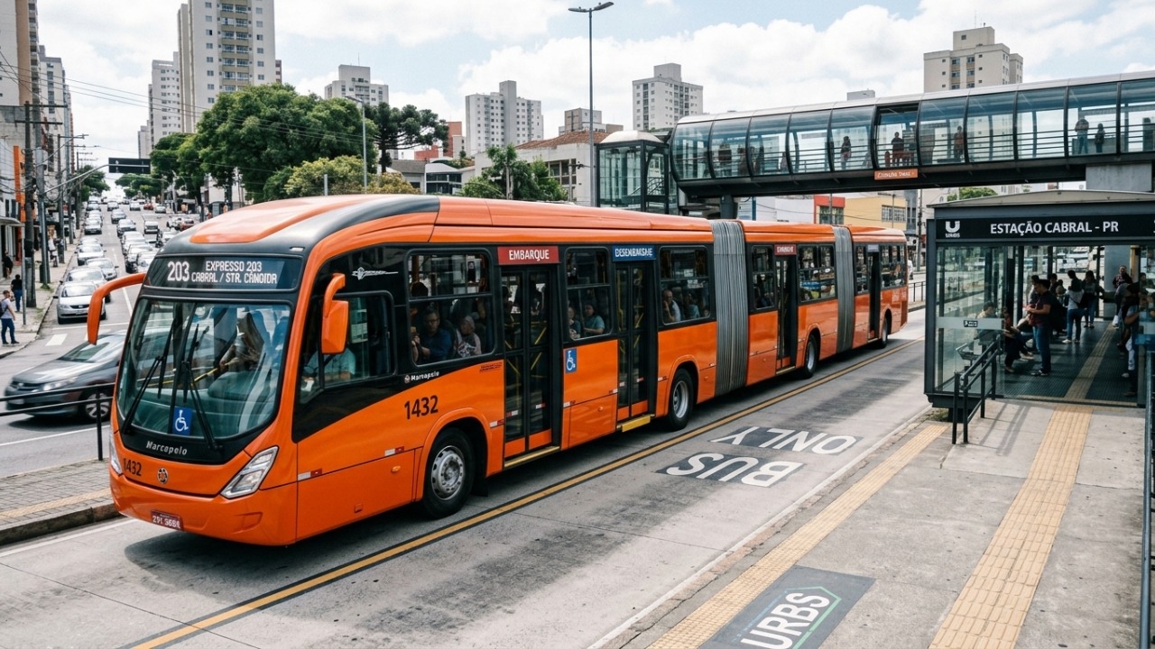 Quase 23 metros de comprimento e espaço para mais de 150 pessoas, o articulado da Volvo leva o BRT a outro nível