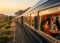 O moderno trem italiano com 12 cabines de design inspirado nos anos 70 que cruza as regiões históricas e rotas cênicas da Itália