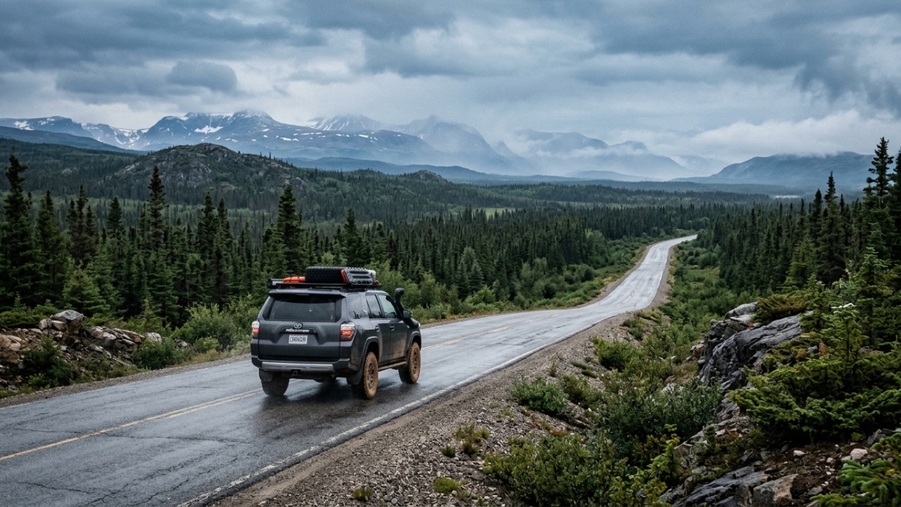 A rodovia Trans-Labrador percorre 1.149 km de natureza selvagem; agora totalmente pavimentada, ela é a principal ligação terrestre do Labrador