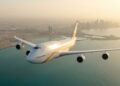 Boeing 747-8 VIP sobrevoa o Golfo Pérsico como mansão voadora de luxo