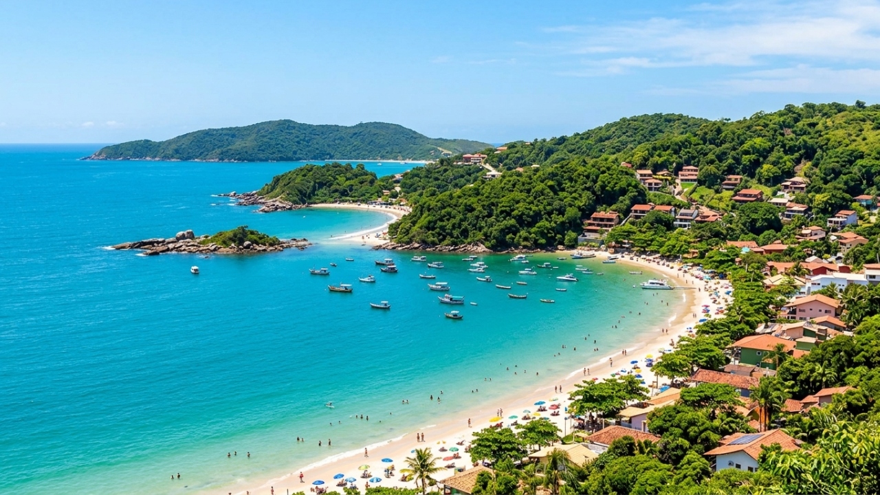 O menor município de Santa Catarina concentra 39 praias e a única reserva marinha do Sul do Brasil em 35,9 km² a 70 km de Florianópolis