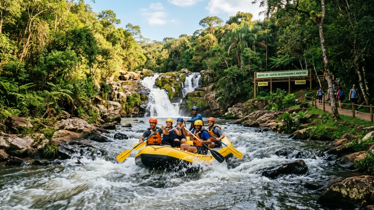 70 cachoeiras e 14 corredeiras de classe internacional: a Capital Nacional do Turismo de Aventura fica a 250 km de São Paulo