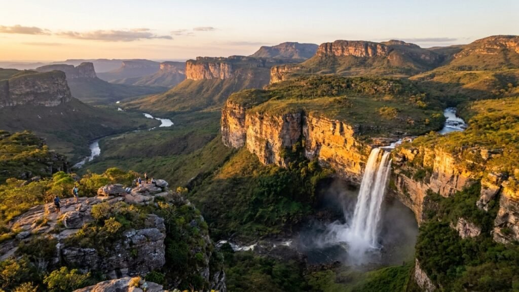 152 mil hectares com 3 biomas e a 2ª maior cachoeira do Brasil: o parque nacional mais lembrado da pesquisa nacional de 2024