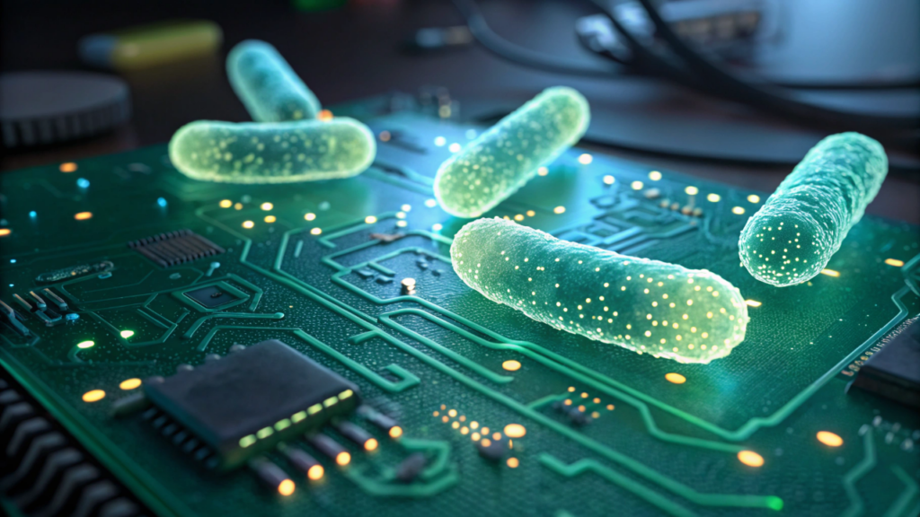 Cientistas reprogramaram bactérias para filtrar metais preciosos do lixo eletrônico e o resultado chocou todo mundo