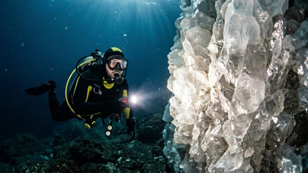 Pesquisadores mapeiam enorme estrutura de cristal no fundo do Oceano Índico que desafia teorias conhecidas da geologia marinha