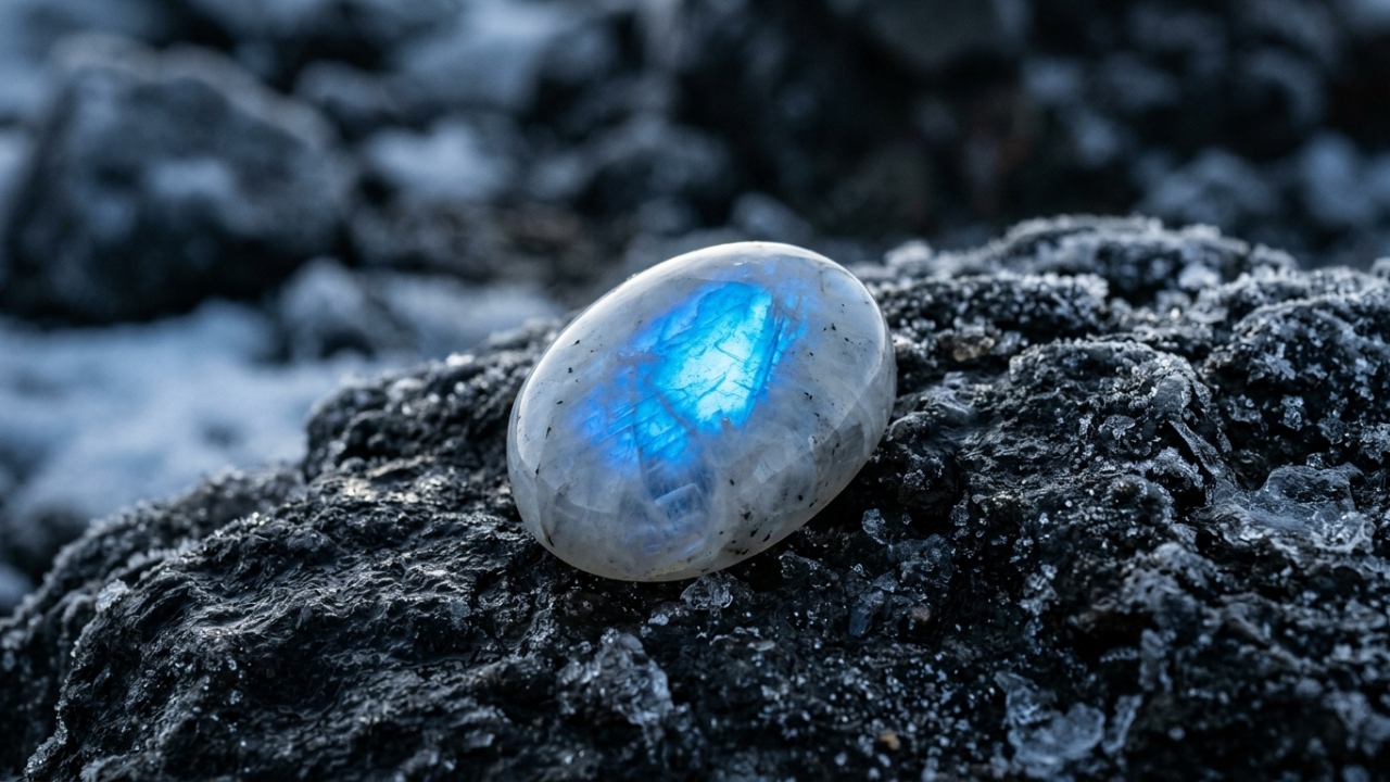 Esqueça a pedra da lua comum, pois este mineral branco com brilho azul surge como um recorde de raridade das minas russas