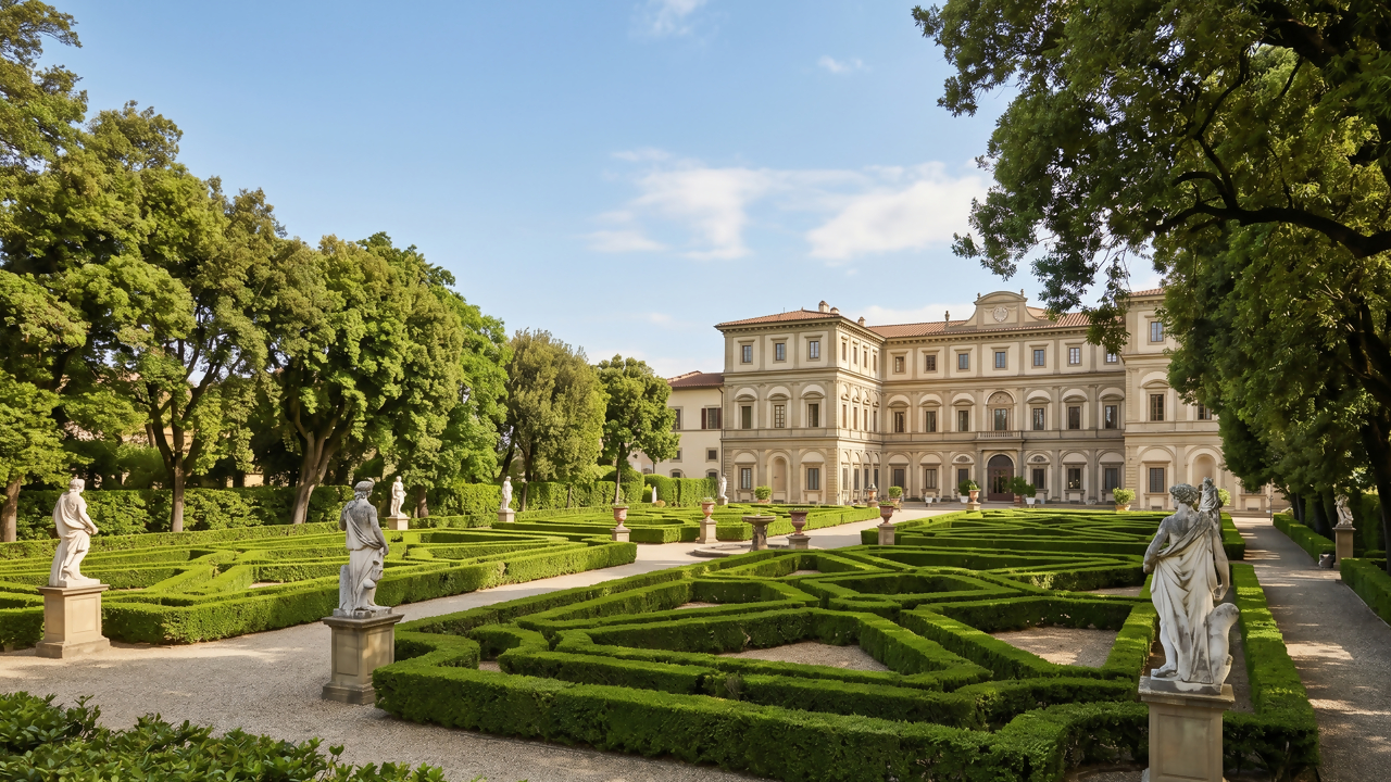 O magnífico jardim renascentista de 4,5 hectares em Florença que esconde afrescos históricos e funciona como o hotel mais exclusivo da Toscana