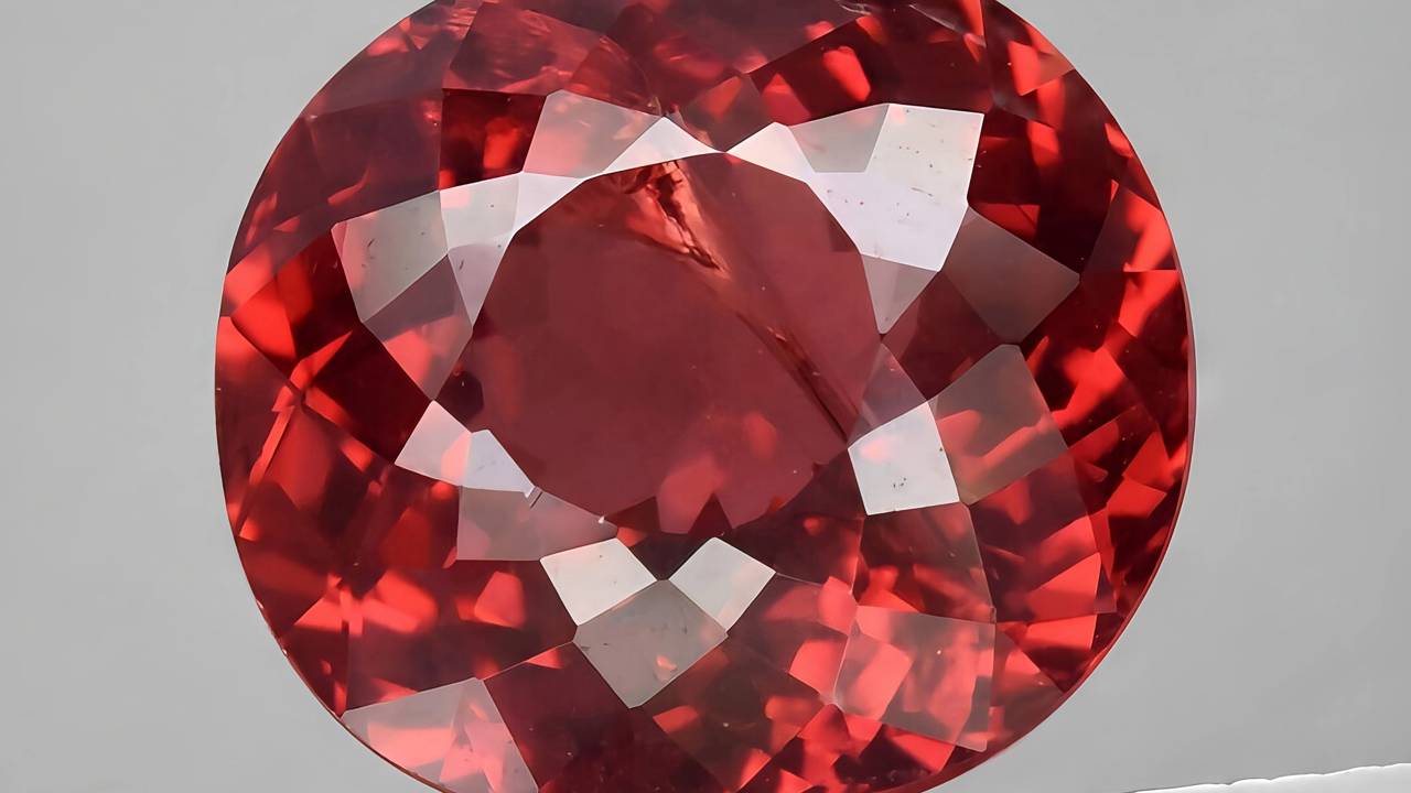 Esqueça o rubi, pois este silicato de dureza até 7,5 é utilizado desde a Idade do Bronze para esculpir joias de tons vermelhos profundos