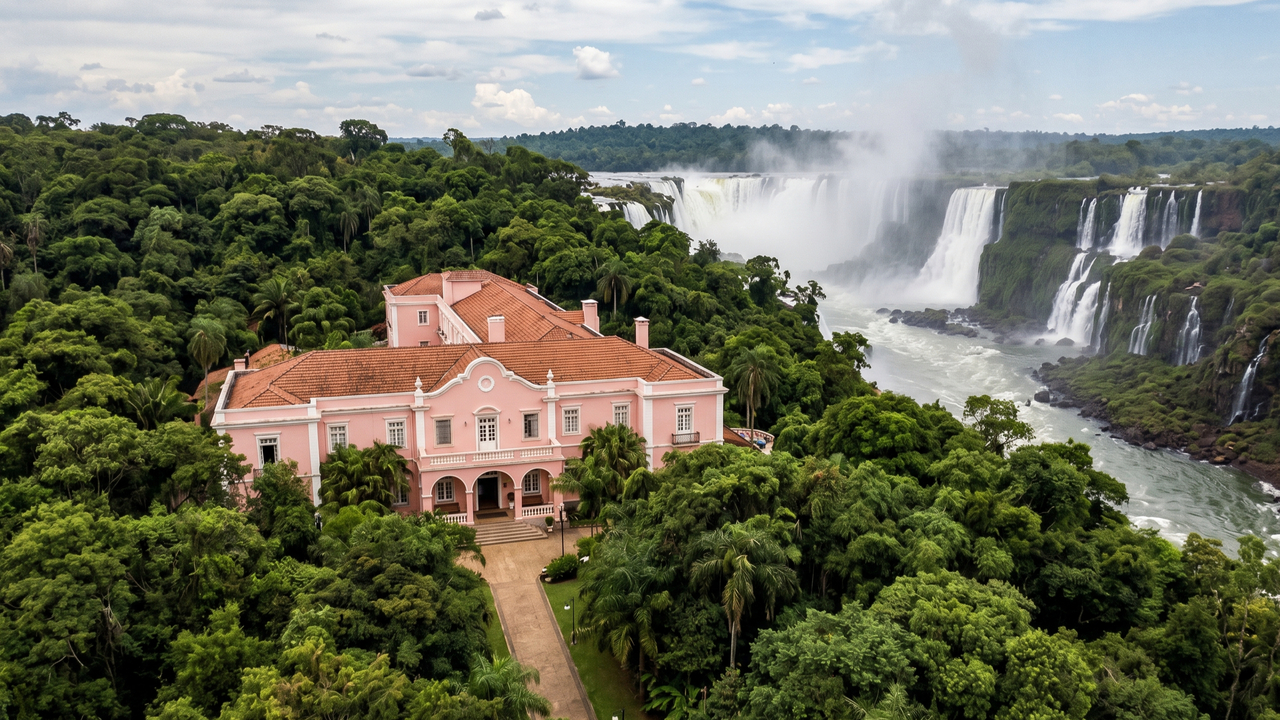 Pagando R$ 6 mil a diária, os hóspedes deste hotel dentro do Parque Nacional visitam as cataratas antes de qualquer outro turista