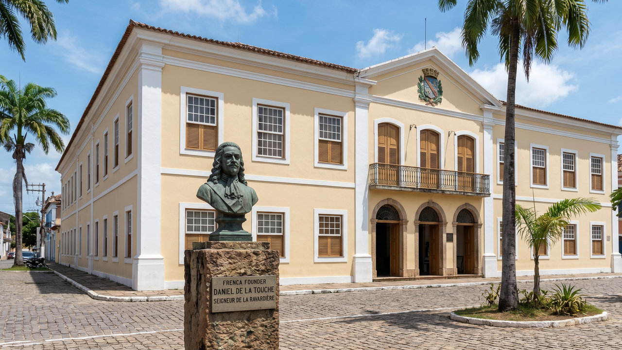 Datada de 1689, a sede da prefeitura exibe traços coloniais que narram a história da capital maranhense há mais de três séculos