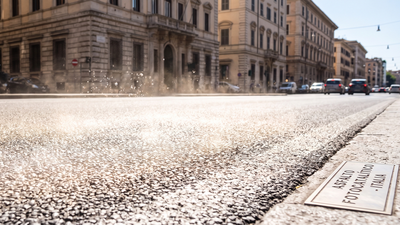 Nanopartículas, dióxido de titânio e luz do sol formam uma aliança no asfalto italiano capaz de devorar a poluição dos carros