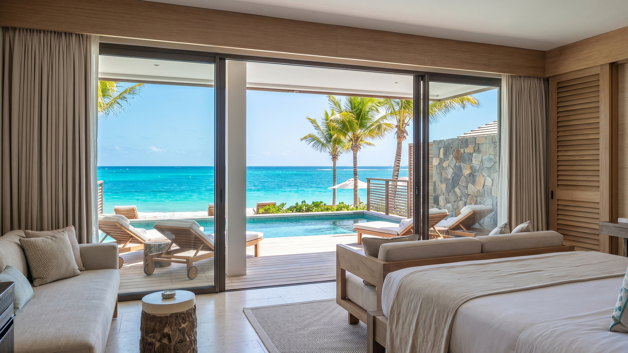 O exclusivo refúgio tropical com apenas 44 suítes e vilas à beira-mar que se consagrou como o hotel de spa número um do Caribe