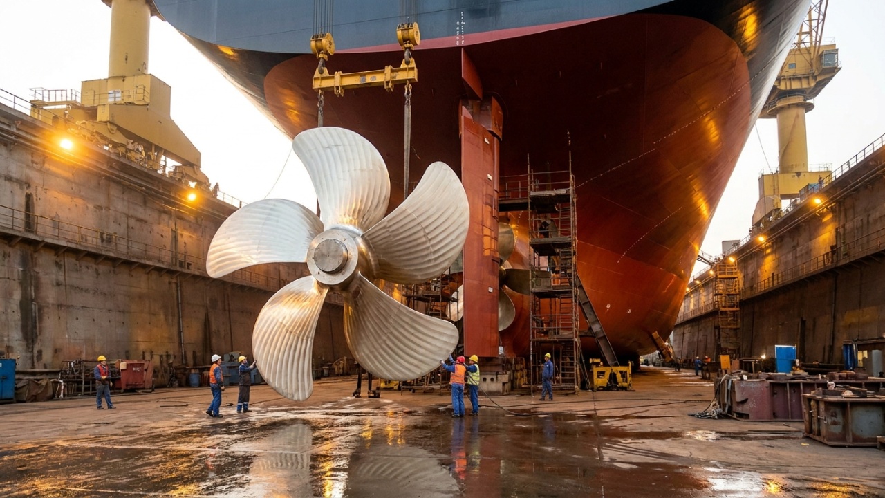 MSC Irina: el mayor carguero del mundo y su hélice de 100 toneladas