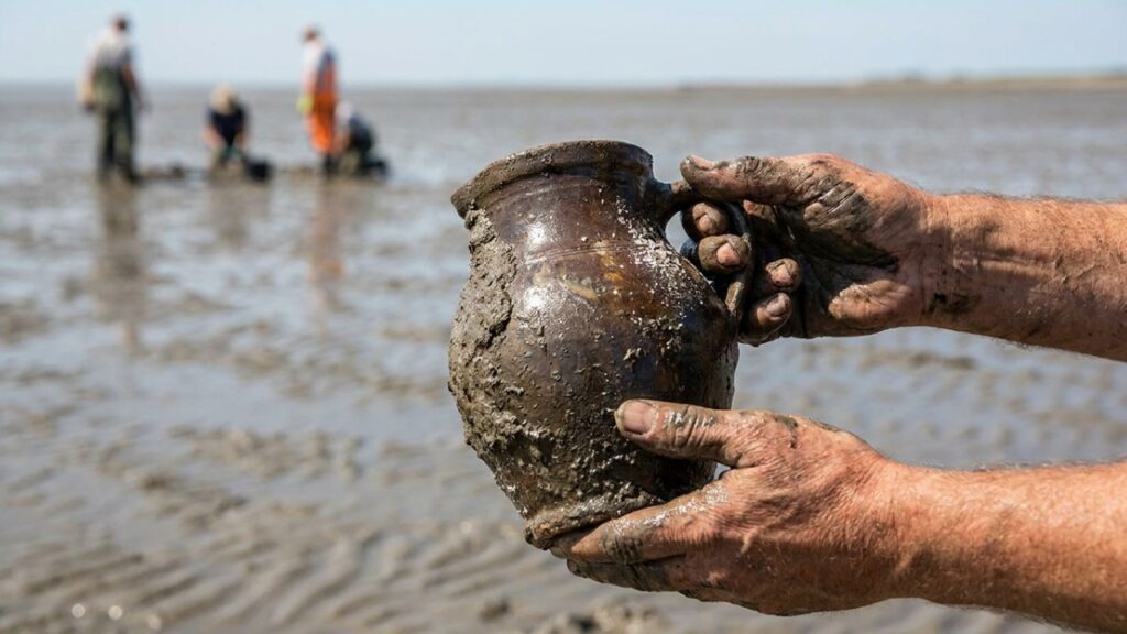 Arqueólogos encontram as ruínas da lendária cidade de Rungholt que foi engolida pelo mar durante uma tempestade medieval