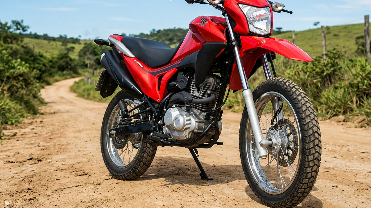 Com motor de 162cc e chassi robusto, a Honda Bros 160 ESDD é a moto trail mais vendida do Brasil devido à sua engenharia de resistência