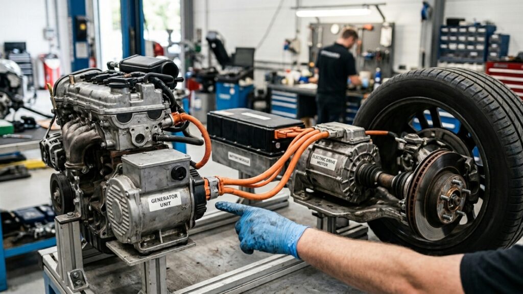 O SUV que engana a mente e parece ser elétrico puro mas na verdade funciona abastecendo o tanque com combustível em qualquer posto