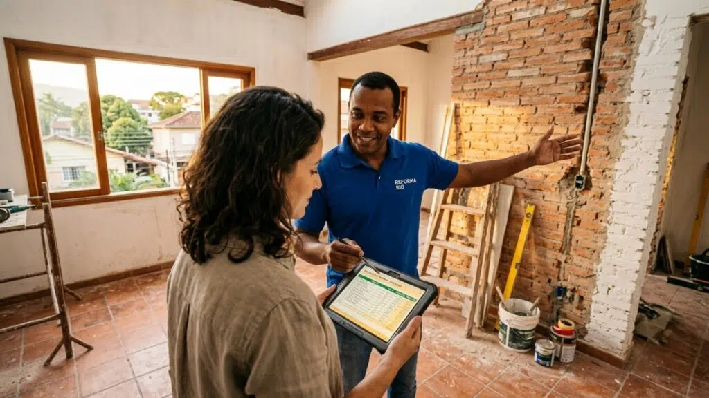 Preços de mão de obra de pedreiro, eletricista e encanador em maio de 2026